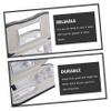 HAPINARY Glasses Case Double for Sunglasses and Contacts Holder Travel Reusable Eyeglass Box Wear-Resistant Material for Outdoor Activities and Household Use view 4