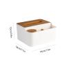 Tissue Box Holder, Waterproof Napkin Dispenser, Multifunction Storage Box, Cotton Swab Storage Case, Facial Tissue Holder, Bathroom Tissue Holder, Kitchen Napkin Holder, Bedroom Tissue Box view 2