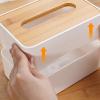 Tissue Box Holder, Waterproof Napkin Dispenser, Multifunction Storage Box, Cotton Swab Storage Case, Facial Tissue Holder, Bathroom Tissue Holder, Kitchen Napkin Holder, Bedroom Tissue Box view 4