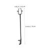 COLLBATH Hair Dryer Holder Adjustable Stand for Dog Grooming Table Clip Mount Hairdryer Shelf Pet Grooming Supplies view 2