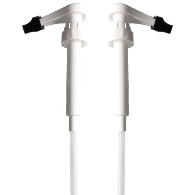 Coffee Syrup Pump for Monin 1L PET Plastic Bottles with Tip Cover Included, 2 Packs