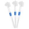 COLLBATH 3pcs Denture Brush False Teeth Cleaning Brush Double-Sided Toothbrush Denture Cleaning Tool for Fresh Breath view 1