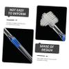 COLLBATH 3pcs Denture Brush False Teeth Cleaning Brush Double-Sided Toothbrush Denture Cleaning Tool for Fresh Breath view 2