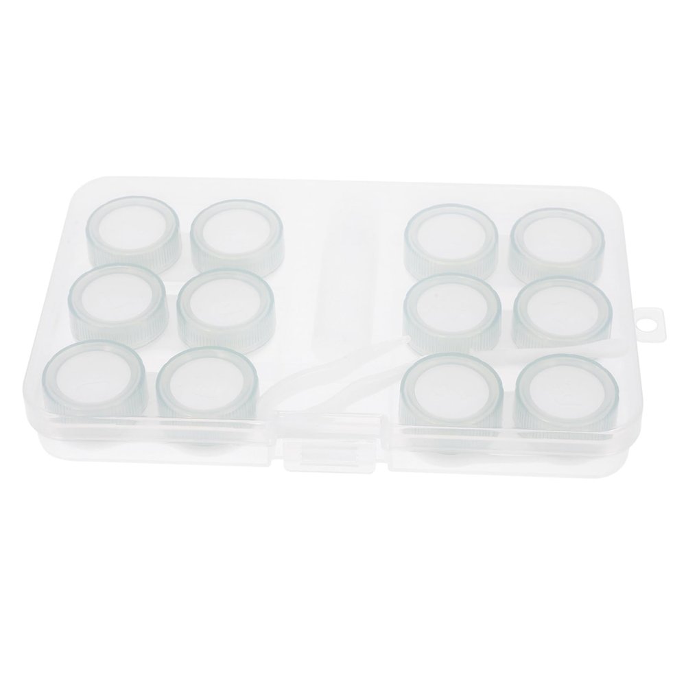 HAPINARY Contact Lens Case Small Lens Storage Box Portable Decorative Case for Women Eyes