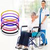 Wheelchair Rear Wheel Grips Cover - 24in Wheelchair Push Rim Covers, Wheelchair Push Wheel Ring, Silicone Wheelchair Push Rings, Non-Slip, Wear-Resistant, Improve Grip and Traction view 3