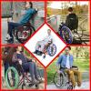 22inch Silicone Wheelchair Push Rim Covers, Non-Slip Wear-Resistant Hand Push Cover, Wheelchair Handrim Covers, Wheelchair Rear Wheel Cover for Improve Grip and Traction view 3