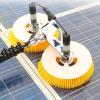 Electric Solar Photovoltaic Panel Cleaning (Double Head),Photovoltaic & Solar Panel Cleaning Tool w/Adjustable Brush Head,Used to Clean Roof Solar Photovoltaic Panel,6m view 1