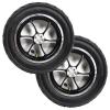 10 Inch Electric Wheelchairs Rear Wheel, 10x2.125 Replacement Wheels for Wheelchair, Pneumatic Rubber Tires, Wheelchair Accessories, Bearing: 3/4inch (19mm) (2 Pcs) view 1