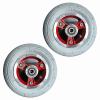 7 Inch Front Wheel of Wheelchair, 7X1 3/4 Electric Wheelchair Replacement Wheel, Rubber Pneumatic Tire, Casters Rollers, Aluminum Alloy Hub, Bearing 5/16" (8 mm) (1 Pair) view 1