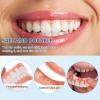 Wttfc False Teeth,2 Pair Soft Denture Reline Kit, Smile Teeth Whitening,Cosmetic Veneer Snap On Dentures Natural Tones Silicone Denture Top And Bottom For Women Men Regain Confident Smile view 2