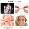 Wttfc False Teeth,2 Pair Soft Denture Reline Kit, Smile Teeth Whitening,Cosmetic Veneer Snap On Dentures Natural Tones Silicone Denture Top And Bottom For Women Men Regain Confident Smile view 3