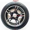 12 Inch Electric Wheelchair Rear Wheel Replacement, Solid Polyurethane Tires with Aluminum Alloy Wheels, 12 1/2  view 2