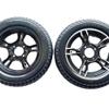 12 Inch Electric Wheelchair Rear Wheel Replacement, Solid Polyurethane Tires with Aluminum Alloy Wheels, 12 1/2  view 3