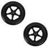 12 Inch Solid Rear Tires, 12 2/1x2 1/4 Wheelchair Wheel Assembly, Manual Wheelchair Transport Chair Replacement Parts for Rear Wheel Replacement (1 Pair) view 1
