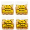 Lancashire Eccles Cakes x 4 Packs (16 Total)  Traditional British Pastry  Rich, Buttery & Fruity Snack  Perfect with Tea, Gifting or Entertaining  WoodzyCo Exclusive view 1