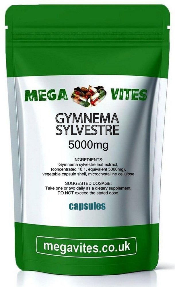 GYMNEMA SYLVESTRE Capsules 5000mg x 90 - MEGAVITES AMINOLAB