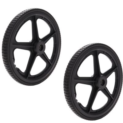 14 "x1.75 Wheelchair Wheel Electric Wheelchair Rear Wheel Replacement Part 14" Solid Tire Wheel Assembly, Suitable for Electric Wheelchair Replacement Parts (1pair) 