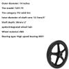 14 "x1.75 Wheelchair Wheel Electric Wheelchair Rear Wheel Replacement Part 14" Solid Tire Wheel Assembly, Suitable for Electric Wheelchair Replacement Parts (1pair)  view 2
