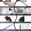 Soarer Extendable Ostrich Feather Duster - 40 inches Fluffy Long Handle Reusable Feather Duster for Cleaning Ceiling Fan,Pendant Lamp, High Ceiling, Blinds, Furniture view 3