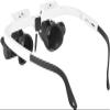 ESHINEDE Binocular Head Wearing LED Magnifier Telescopic Repair Maintenance Inspection Double Glasses For Reading view 1