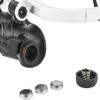ESHINEDE Binocular Head Wearing LED Magnifier Telescopic Repair Maintenance Inspection Double Glasses For Reading view 2