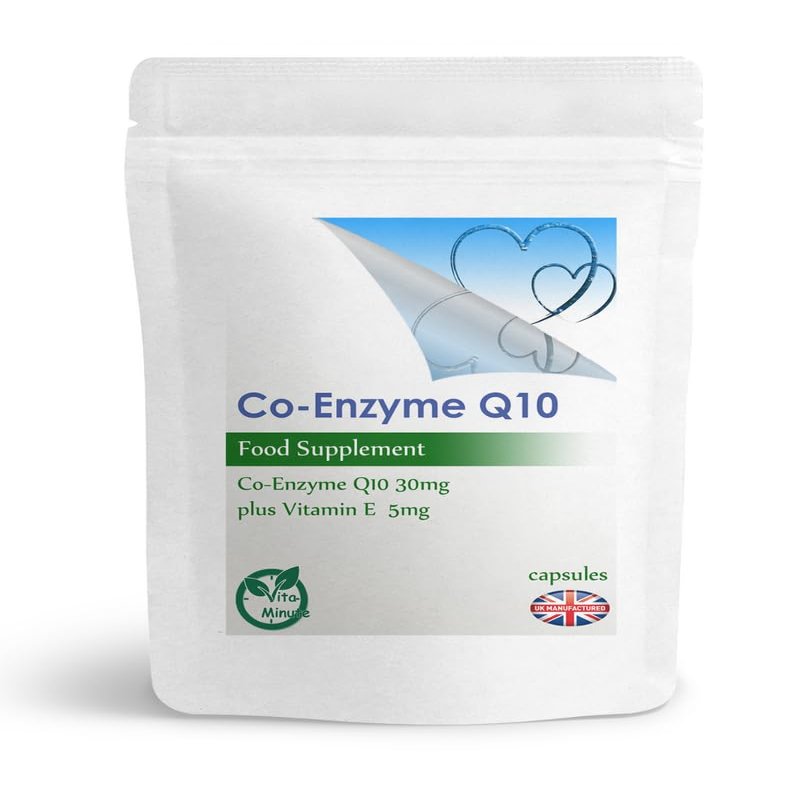 Co-Enzyme Q10 30mg Softgel Capsules | Endocrine, Reproductive, Cardiovascular Health Support (Pack of 120)