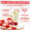 Jack N Jill Natural Certified Kids Toothpaste Fluoride-Free Toddler & Baby Toothpaste with 40% Xylitol, No Sugar, Suitable from 6 Months+, Organic Strawberry Flavour, Pack of 2 (50g Each) view 3