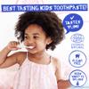 Jack N Jill Natural Certified Kids Toothpaste Fluoride-Free Toddler & Baby Toothpaste with 40% Xylitol, No Sugar, Suitable from 6 Months+, Organic Blueberry Flavour, Pack of 2 (50g Each) view 3