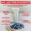 Jack N Jill Natural Certified Kids Toothpaste Fluoride-Free Toddler & Baby Toothpaste with 40% Xylitol, No Sugar, Suitable from 6 Months+, Organic Blueberry Flavour, Pack of 2 (50g Each) view 4
