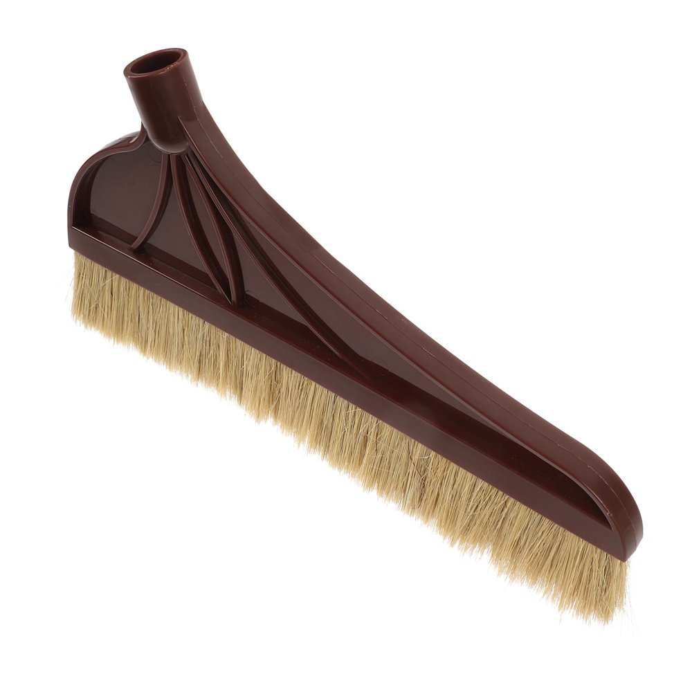 Levemolo Broom Head Replacement Pig Bristle Household Sweeper Head Kitchen Cleaning Accessory Sturdy Refill for Indoor Sweeping