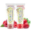 Jack N Jill Natural Certified Kids Toothpaste Fluoride-Free Toddler & Baby Toothpaste with 40% Xylitol, No Sugar, Suitable from 6 Months+, Raspberry & Strawberry Flavour, Pack of 2 (50g Each) view 1