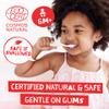 Jack N Jill Natural Certified Kids Toothpaste Fluoride-Free Toddler & Baby Toothpaste with 40% Xylitol, No Sugar, Suitable from 6 Months+, Raspberry & Strawberry Flavour, Pack of 2 (50g Each) view 2