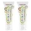 Jack N Jill Natural Certified Kids Toothpaste Fluoride-Free Toddler & Baby Toothpaste with 40% Xylitol, No Sugar, Suitable from 6 Months+, Flavour-Free, Pack of 2 (50g Each) view 1