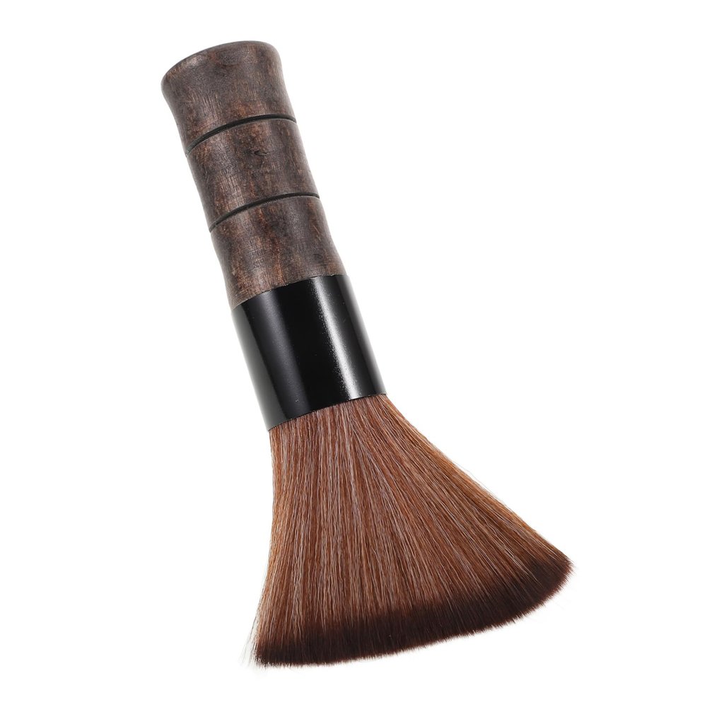 FOYTOKI Beard Brush and Mustache Grooming Brush Soft Bristle for Men Portable for Barber Accessories and Facial Hair Care