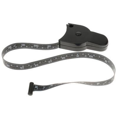 Body Mass Measuring Tape BMI Tester Measurement Tool Fitness Health Black