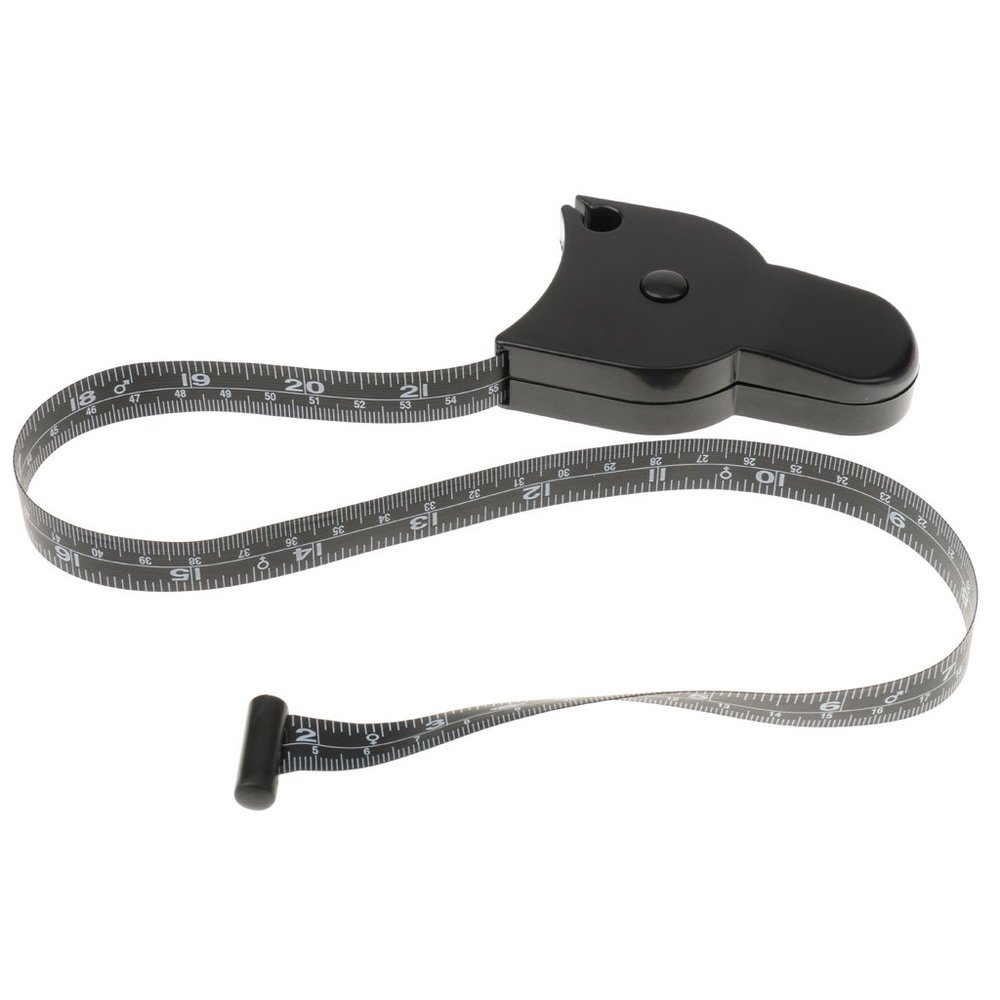 Body Mass Measuring Tape BMI Tester Measurement Tool Fitness Health Black