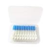 160 Pcs Dental Interdental Brush Tooth Pick Flosser Toothpick Sticks Blue view 2