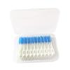 160 Pcs Dental Interdental Brush Tooth Pick Flosser Toothpick Sticks Blue view 3