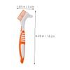 Baluue 4pcs Double-Sided Hard Denture Cleaning Brushes Multi-Layer Toothbrushes for Effective False Teeth and Denture Removal Cleaning, Portable Oral Care Tool for Daily Use view 2