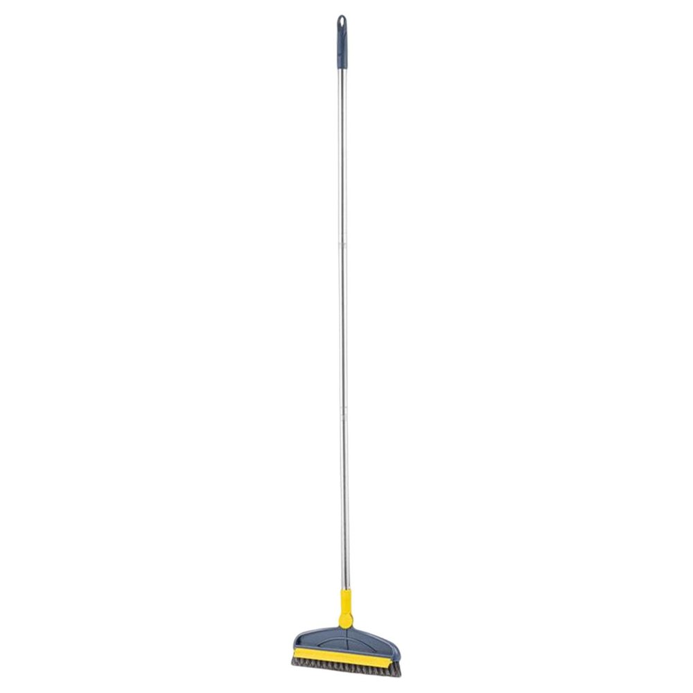 2 in 1 Floor Scrub Brush Deep Cleaning Scrub Tile Brush Dark Blue 126 cm