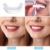 Dazzluxe Clip in Veneers Teeth, 2 Pairs Cosmetic Upper And Lower Fake Teeth, Temporary Whitening False Teeth, Nature And Comfortable Dentures for Men & Women with Bad Teeth view 4