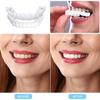 Dazzluxe 2 Pairs Instant Veneers Dentures Snap on Veneers Teeth False Teeth Temporary Smile Teeth Veneers for Covers Bad Teeth Top and Bottom Fake Teeth for Women and Men view 4