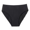 Women Period Pants Breathable Menstrual Briefs Cotton Stretchy Underwear First Starter Kit for Teens Girls Period Knickers Basic Black XXL view 1