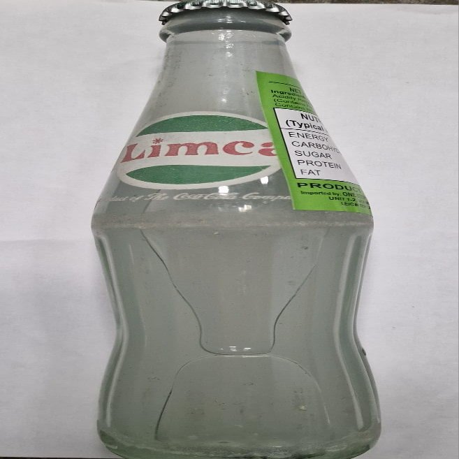 Limca Glass Bottle 300ml - Refreshing Lemon-Lime Flavored Soft Drink - Fun Drinking During Hot Summers Or Take Them on Picnics & Trips (Pack of 1)