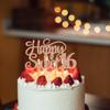 1 Pack Happy Sweet 16 Cake Topper Glitter Sweet 16 Cheers to 16 Years Old Birthday Cake Pick for 16th Birthday Anniversary Party Cake Decorations Supplies Rosegold view 3