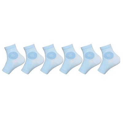 Corghd 3Pairs Neuropathy Socks - Sock - Soothe Relief Socks for Neuropathy Pain - Plantar Fasciitis Socks-Blue-M Easy Install