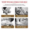 Corghd 3Pairs Neuropathy Socks - Sock - Soothe Relief Socks for Neuropathy Pain - Plantar Fasciitis Socks-Blue-M Easy Install view 4