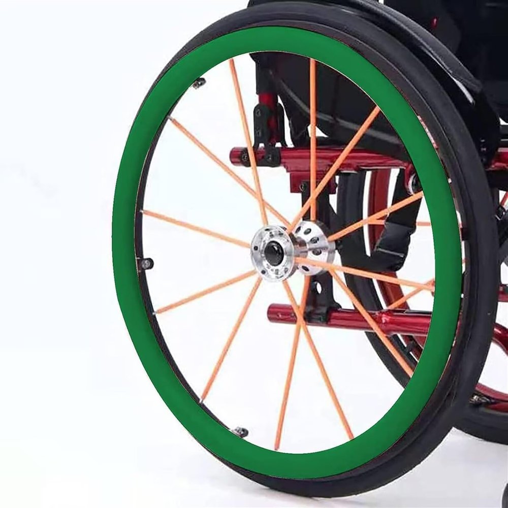 22in Hand Push Cover, Non-Slip Wear-Resistant Silicone Wheelchair Handrim Covers, Improve Grip and Traction Wheelchair Push Rim Covers, Wheelchair Accessories
