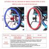 22in Hand Push Cover, Non-Slip Wear-Resistant Silicone Wheelchair Handrim Covers, Improve Grip and Traction Wheelchair Push Rim Covers, Wheelchair Accessories view 2