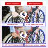 22in Hand Push Cover, Non-Slip Wear-Resistant Silicone Wheelchair Handrim Covers, Improve Grip and Traction Wheelchair Push Rim Covers, Wheelchair Accessories view 3